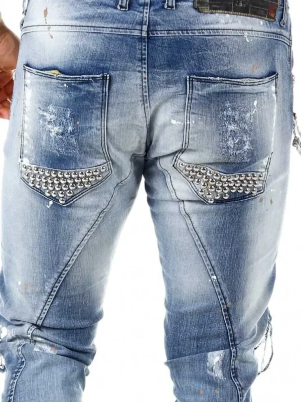 Zakai Jeans - Lyseblå^Kingz Online