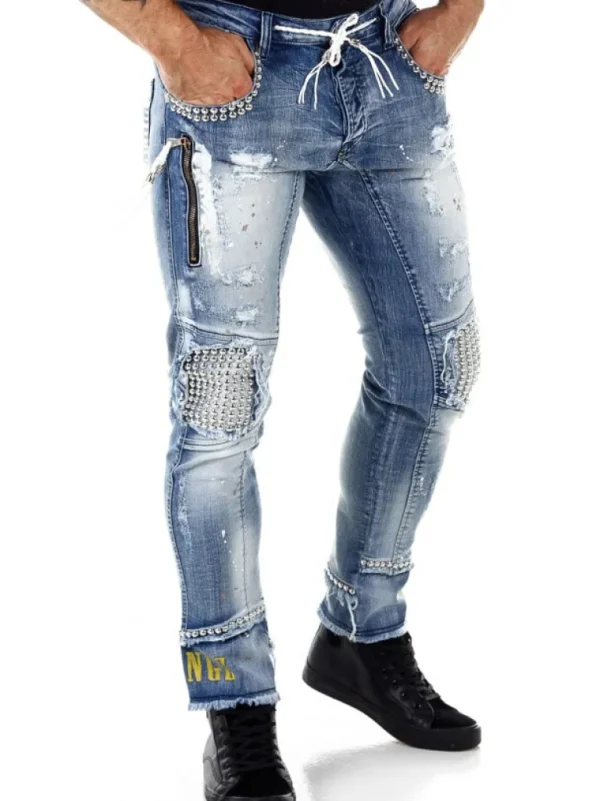 Zakai Jeans - Lyseblå^Kingz Store