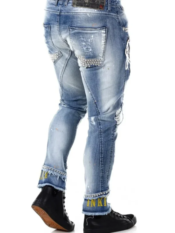 Zakai Jeans - Lyseblå^Kingz Online