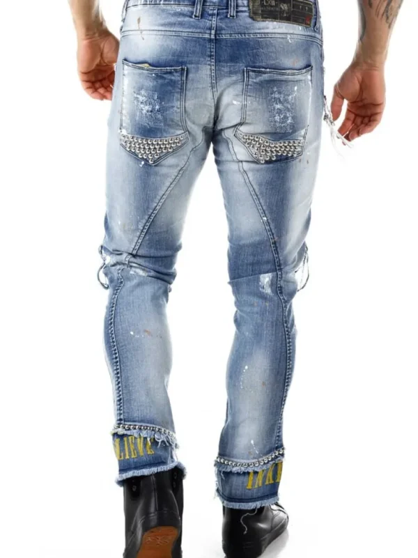 Zakai Jeans - Lyseblå^Kingz Online