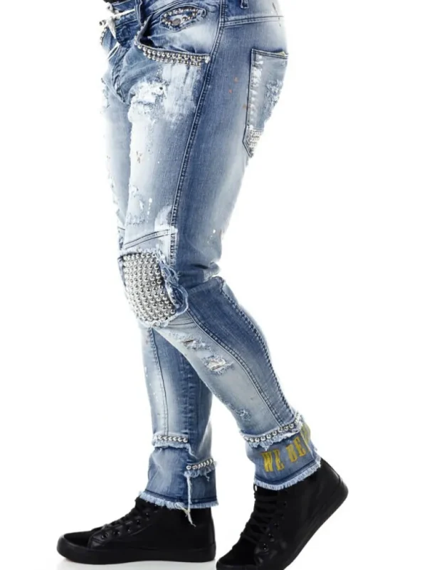 Zakai Jeans - Lyseblå^Kingz Online