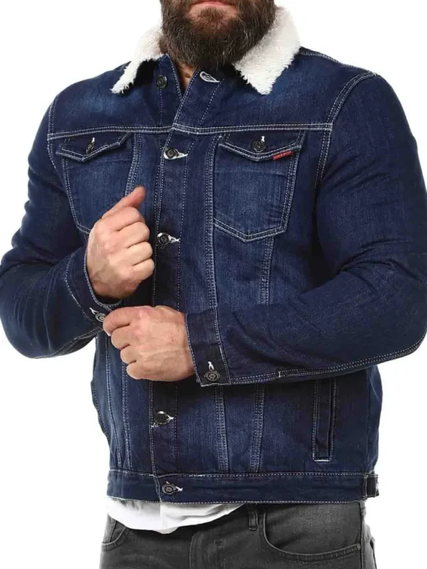 Zeke Foret Jeansjakke - Bla^Cipo & Baxx Sale