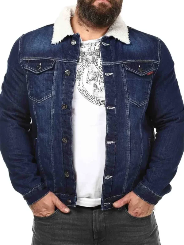 Zeke Foret Jeansjakke - Bla^Cipo & Baxx Sale